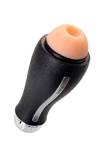 Чёрный мастурбатор-анус в чёрной тубе Nalone Nalone Bling CS-F005