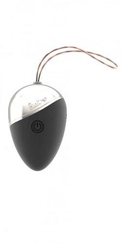 Чёрное виброяйцо с пультом ДУ Shots Media BV Isley RET005BLK