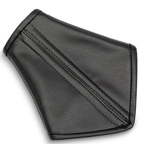 Чёрный широкий ошейник с регулируемым объемом Пикантные штучки DP088