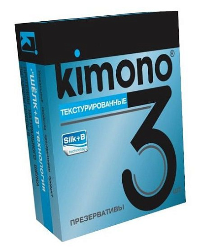 Текстурированные презервативы Kimono 455/1 (3 шт)