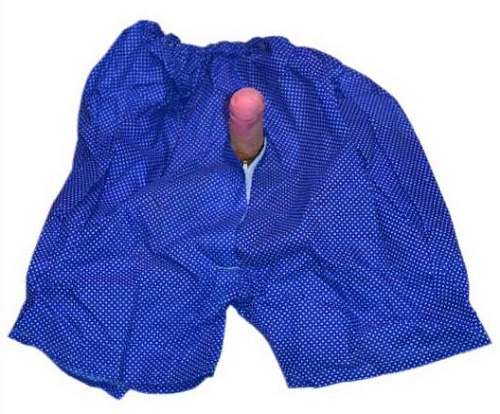 Синие трусы с голым задом и шалуном Play Star SSX1003A (S-M-L)