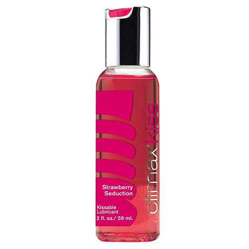 Вкусовой лубрикант с ароматом клубники Topco Sales Climax Kiss 1030289 (59 мл)
