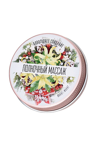 Массажная свеча с ароматом иланг-иланга ToyFa «Полночный массаж» 722015