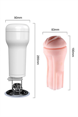 Мастурбатор-вагина телесного цвета в колбе S-HANDE Monroe SHD-L003