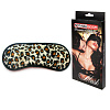 Леопардовая текстильная маска на глаза на резиночке Bior toys MLF-90019-4