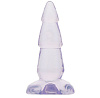 Прозрачная анальная пробка Tonga JELLY JOY SWEET SPARKLE 310073 (15,2 см)
