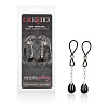 Зажимы на соски California Exotic Novelties Nipple Play Non-Piercing Nipple Jewelry Onyx SE-2615-10-2