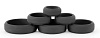 Набор чёрных эрекционных колец NS Novelties Build A Cage Rings NSN-1106-03