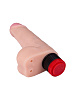 Упругий вибратор телесного цвета с большой мошонкой LOVETOY (А-Полимер) ART-Style №14 003907ru (18 см)