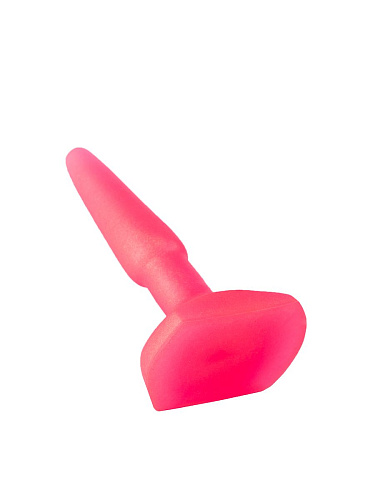 Розовый гелевый плаг на широком основании LOVETOY (А-Полимер) 432700 (11,5 см)