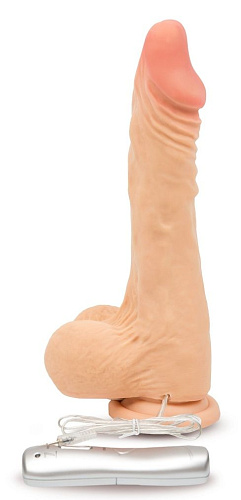 Телесный реалистичный ротатор Пикантные штучки DP02035-7J (25 см)