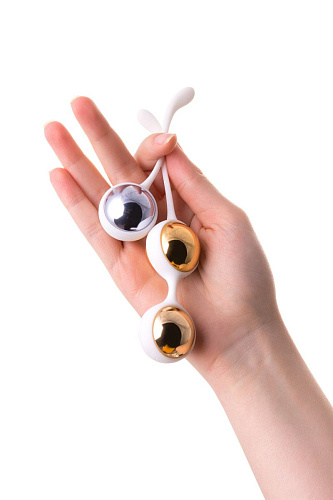 Синие и золотистые вагинальные шарики Nalone Yany VS-VR31