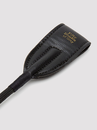Чёрный стек Fifty Shades of Grey Bound to You Faux Leather Riding Crop FS-80142 (57 см)