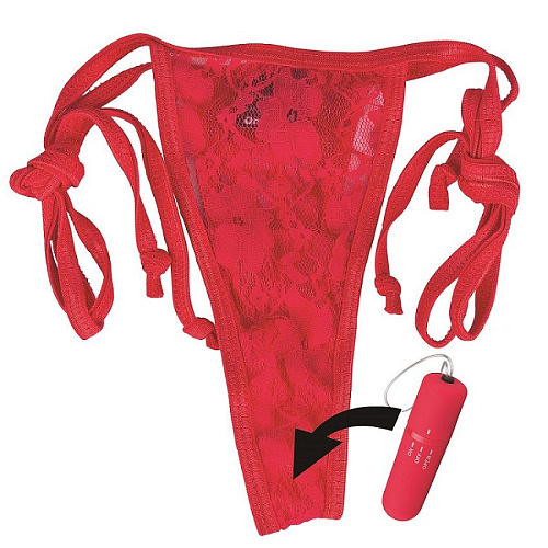 Красные вибротрусики Screaming O Remote Control Panty Vibe PNTY-R-101 (размеры S-M-L)