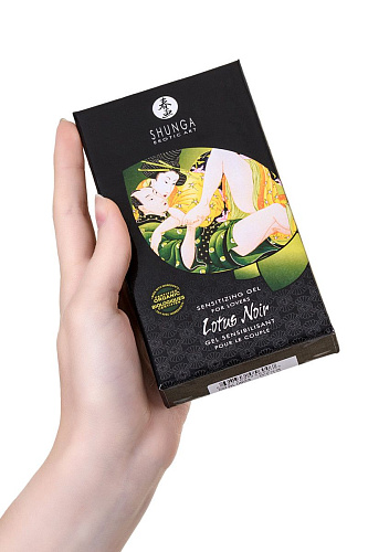 Интимный гель для пар, усиливающий наслаждение, Lotus Noir - 60 мл. Shunga 5600