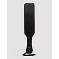 Чёрная шлёпалка Fifty Shades of Grey Bound to You Faux Leather Spanking Paddle FS-80141 (38,1 см)