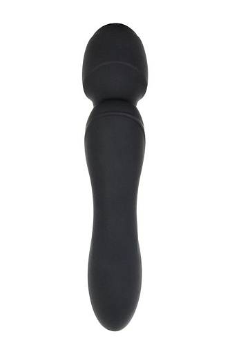 Чёрный двусторонний жезловый вибратор Evolved Wanderlust 840347