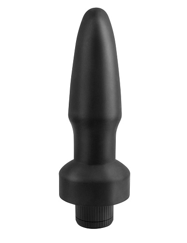 Анальный чёрный вибростимулятор Pipedream Rectal Rocket PD4612-23 (15,3 см)