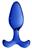 Синяя анальная пробка Shots Media BV Expert CHR016BLU (11,5 см)