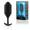 Чёрная пробка для ношения b-Vibe Snug Plug 4 BV-010-BLK (14 см)