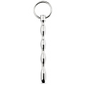Серебристый уретральный стимулятор EDC Wholesale Sinner Solid Metal Dilator With Ring SIN032