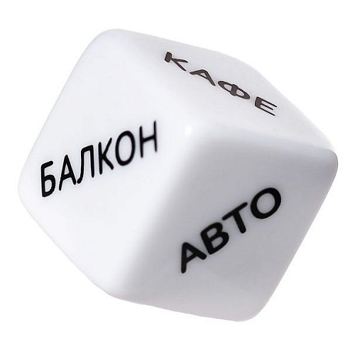 Игральный кубик Eromantica «Места любви» 213104