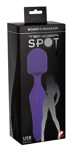 Фиолетовый перезаряжаемый массажёр Orion Tender Spot 0582018 (26 см)