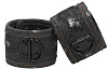 Чёрные джинсовые поножи Shots Media BV Roughend Denim Style OU472BLK