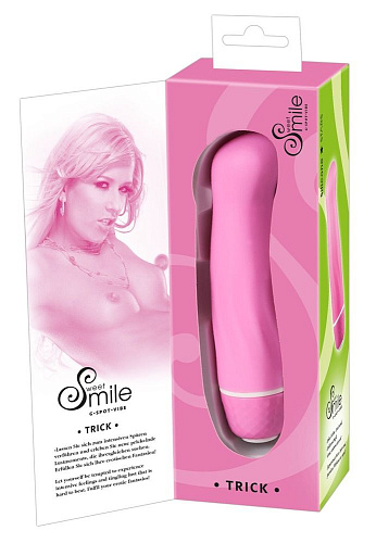 Розовый вибратор Orion Smile Mini Trick G 0575577 (12,5 см)
