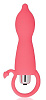 Коралловый конический анальный вибромассажёр Bior toys WSL-15001 (12 см)