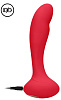 Красный вибростимулятор точки G Shots Media BV Finesse ELE012RED (17,5 см)
