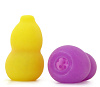 Разноцветный набор из 6 мини-мастурбаторов Topco Sales Juicy Mini Masturbator Set of 6 1600432