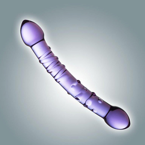 Фиолетовый фаллоимитатор из стекла Сумерки богов 0056 BX DD