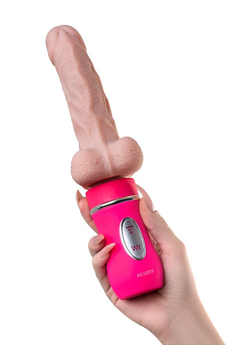 Реалистичный вибратор с пультом ДУ Ailighter Telescopic Lover 191517 (27,1 см)