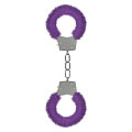 Фиолетовые пушистые наручники Shots Media BV OUCH! Purple OU004PUR