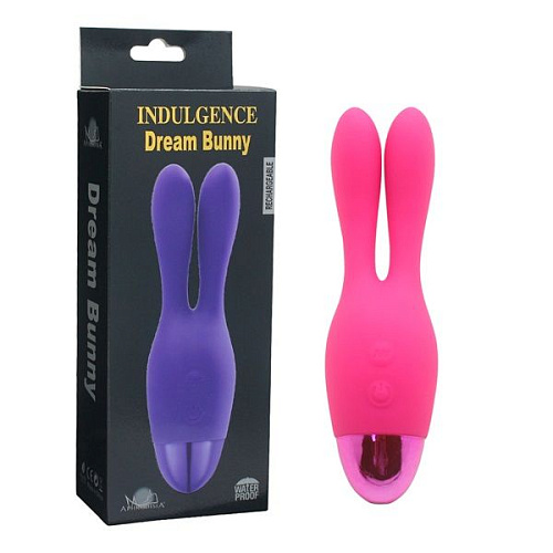 Розовый вибратор Howells INDULGENCE Rechargeable Dream Bunny 174215pink (15 см)
