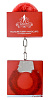 Красные пушистые наручники Shots Media BV OUCH! Red OU004RED