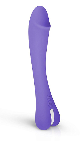 Фиолетовый вибратор для G-стимуляции EDC Wholesale Gili G-Spot Vibrator GVO004 (22 см)