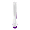 Фиолетово-белый вибратор OVO F3 WHITE/PURPLE (22,5 см)