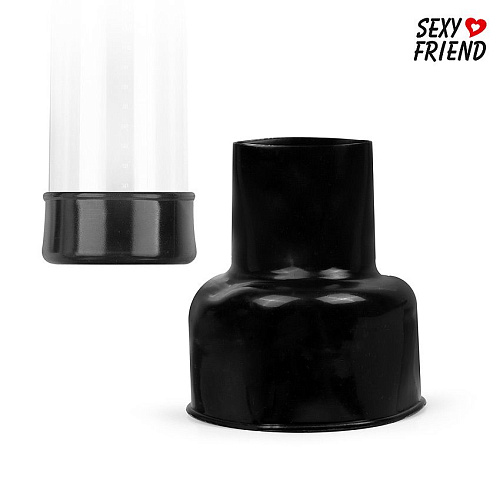 Удлиненная уплотнительная насадка для помпы чёрного цвета Bior toys SF-70238