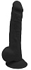 Чёрный реалистичный фаллоимитатор Dream Toys 9.5INCH BLACK 21568 (24 см)