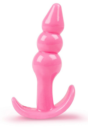 Розовая анальная пробка Brazzers BRQ060 (10 см)
