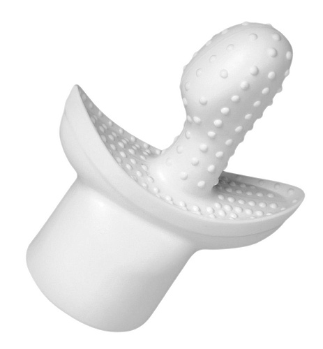 Бела янасадка на массажёр для точки G Vandersex 150-G (для Hitachi Magic Wand)