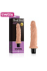 Реалистичный вибратор телесного цвета с ярко выраженным рельефом Lovetoy 1003 (21,6 см)