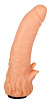 Телесная гелевая насадка-фаллос с клиторальными лепестками LOVETOY (А-Полимер) 200200