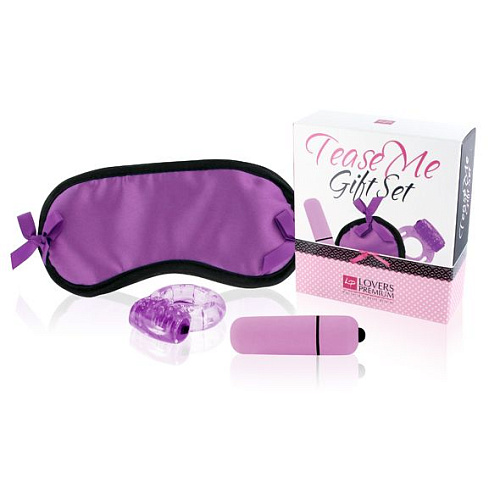 Фиолетовый любовный набор LoversPremium Tease Me Gift Set E22016