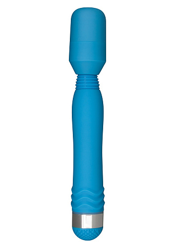 Голубой массажёр Toy Joy FUNKY WAND MASSAGER 3006010151 (20 см)