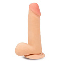 Телесный фаллоимитатор-реалистик с присоской Пикантные штучки DP02022T (18 см)