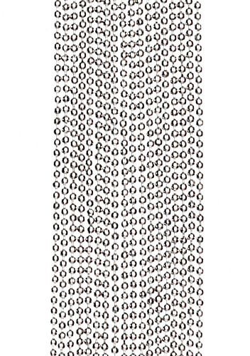 Чёрная многохвостая металлическая плеть Shots Media BV Silver Ball Chain Flogger PAI022BLK (76 см)