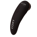 Чёрный бесконтактный стимулятор клитора с вибрацией Erotist Coxy 541006
